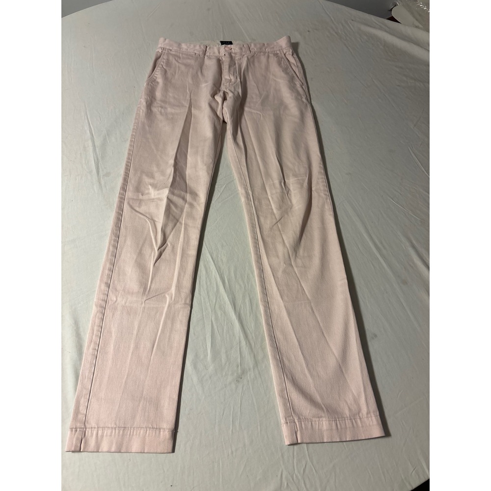 J.Crew Essential Chino Pants Mens 31x32 Pale Pink Straight Leg Cotton